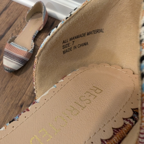 Woven fabric flats - Picture 4 of 4